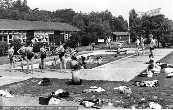 Colemans Hatch, The Swimming Pool, Wren's Warren Camp C.1955 - Francis 