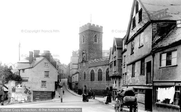 Exeter, St Mary Steps Church And Westgate 1912