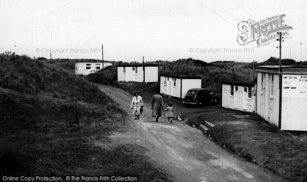 Perranporth, Perran Sands Holiday Camp path to the Beach c1960.  (Neg. P43061)   Copyright The Francis Frith Collection 2008. http://www.francisfrith.com