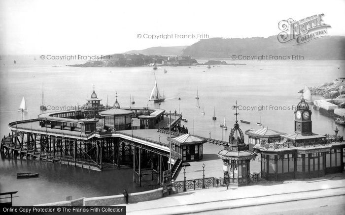 Plymouth, The Hoe Pier 1889