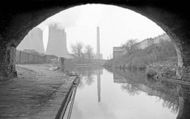 Canal Junction And Nechells Power Station, From Lichfield Road Bridge 1964, Birmingham