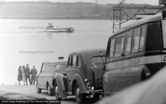 Cardiff, the Ferry Queue 1962 Photo of Cardiff, The Ferry Queue 1962