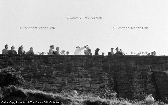Photo of Edinburgh, The Castle Wall c.1960