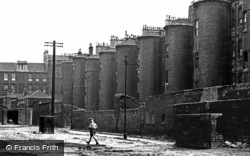 The Old Gorbals, Abbotsford Place Stair Towers 1961, Glasgow