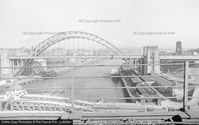 Photo of Newcastle Upon Tyne, From The Railway Bridge 1966