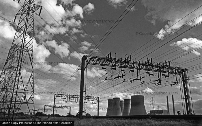 Photo of Rugeley, Power Station And Power Lines c.1980