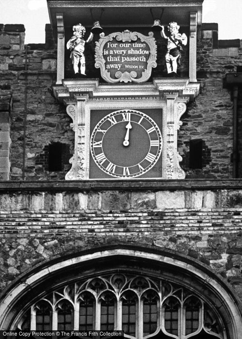 Photo of Rye, St Mary's Church Clock c.2000