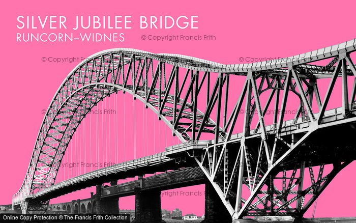 Photo of Widnes, Siver Jubilee Bridge c.1965