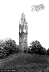 Clock Tower Of The Hall c.1955, Abberley