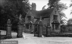 Gates To The Hall c.1955, Abberley