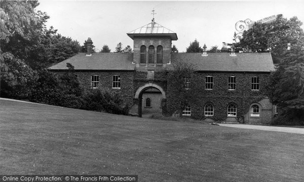 Photo of Abberley, Hall, Archway To Stable Block c.1955