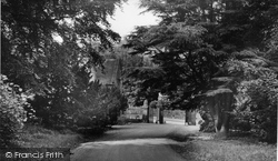 Hall, The Lodge Gates c.1955, Abberley