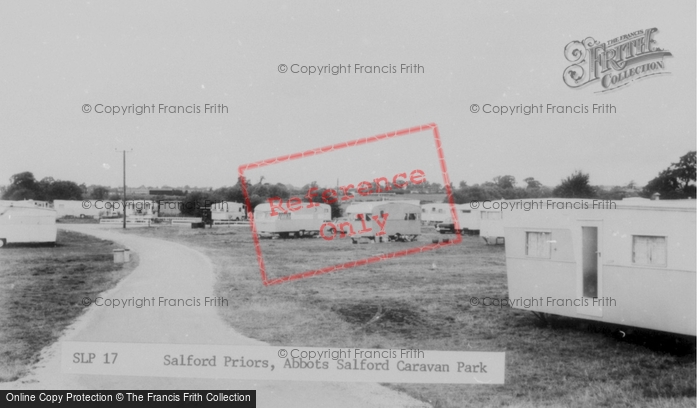 Photo of Abbot's Salford, Abbots Salford Caravan Park c.1960