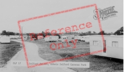 Abbots Salford Caravan Park c.1960, Abbot's Salford