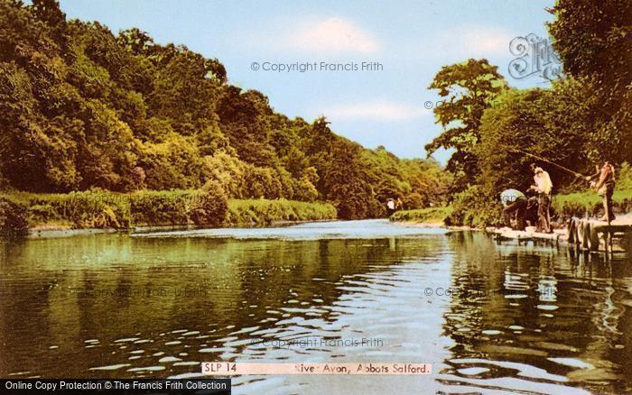 Photo of Abbot's Salford, The River Avon c.1960
