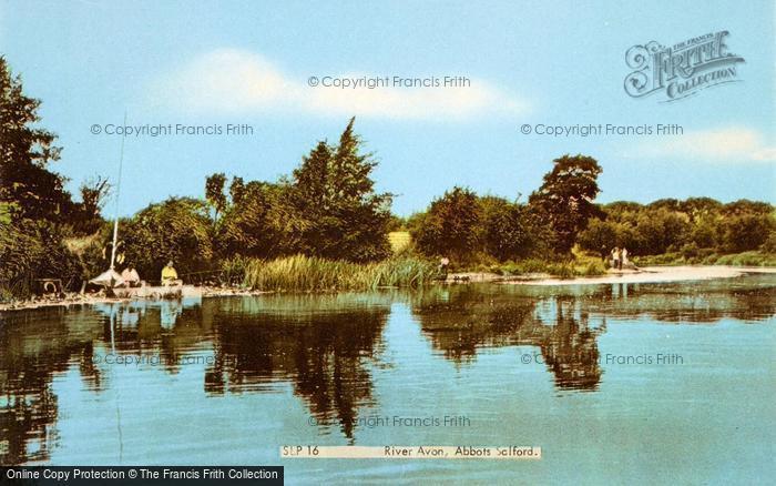 Photo of Abbot's Salford, The River Avon c.1960