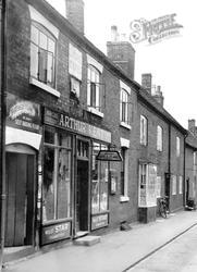 Arthur Kent's Shop, High Street c.1955, Abbots Bromley
