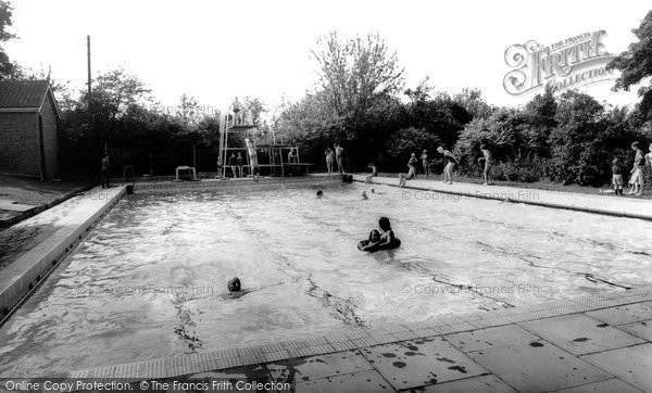 Photo of Abbots Bromley, College Swimming Pool c.1960