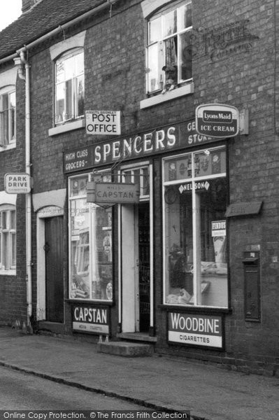 Photo of Abbots Bromley, Spencers, The High Street 1963