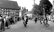 Abbots Bromley, the Annual Horn Dance c1955