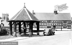 The Goat's Head, And Market Cross c.1955, Abbots Bromley