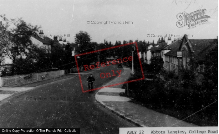 Photo of Abbots Langley, College Road c.1960