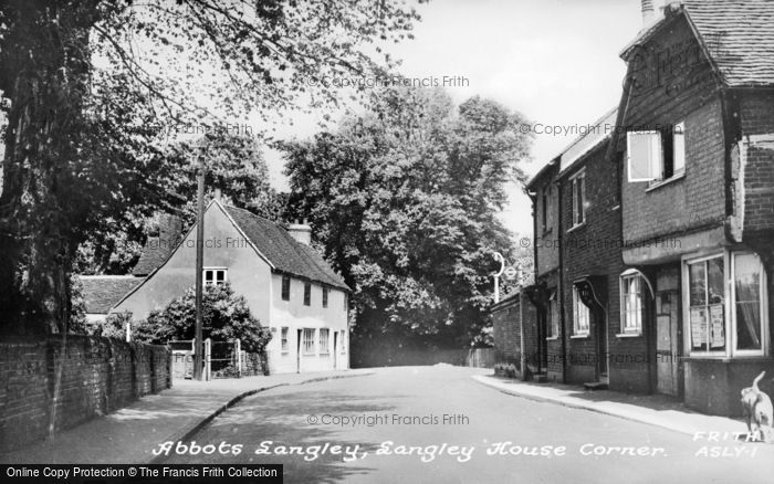 Photo of Abbots Langley, Langley House Corner c.1955