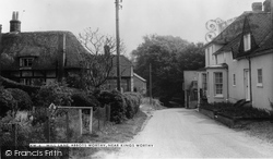 Mill Lane c.1960, Abbots Worthy