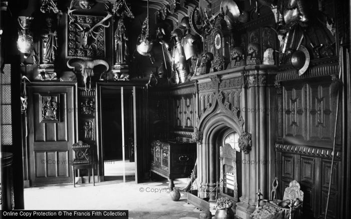 Photo of Abbotsford, Abbotsford House, Entrance Hall c.1890