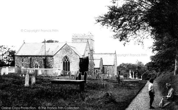 Photo of Abbotsham, St Helen's Church 1890