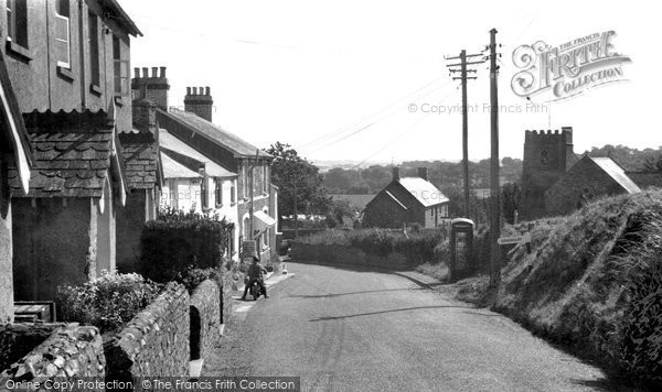 Photo of Abbotsham, the Village and Church c1960