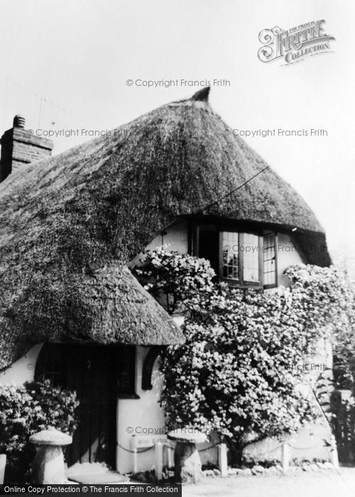 Photo of Abbotts Ann, White Cottage c.1960