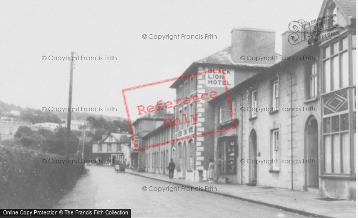 Photo of Aberaeron, Black Lion Hotel c.1955