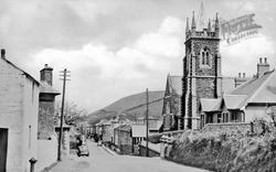 Church And Main Road c.1950, Aberaeron