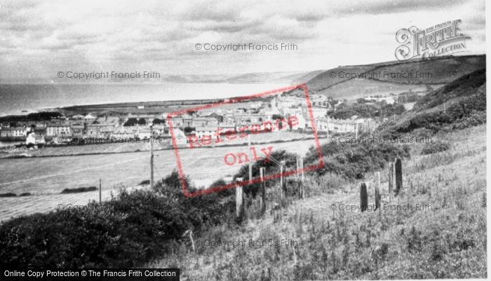 Photo of Aberaeron, From The West c.1955