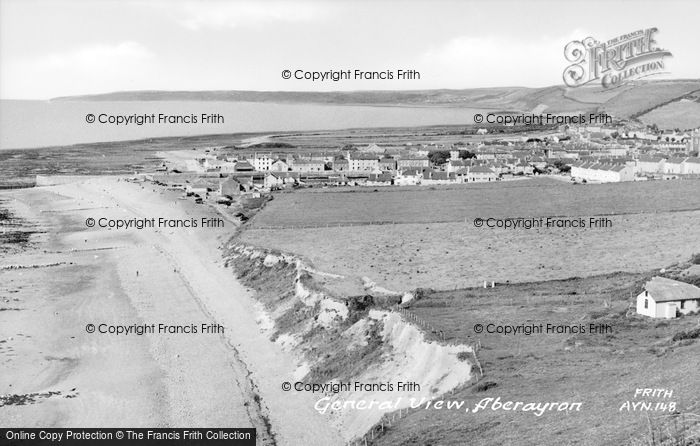 Photo of Aberaeron, General View c.1955