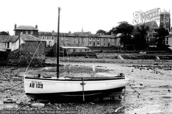 Photo of Aberaeron, Inner Harbour c.1955