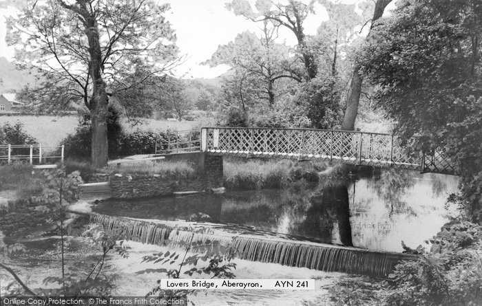Photo of Aberaeron, Lovers' Bridge c.1965