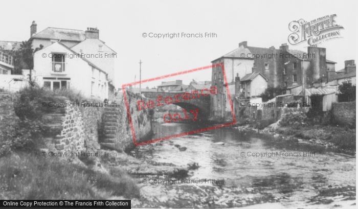 Photo of Aberaeron, River And Bridge c.1965