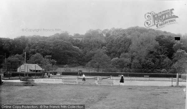 Photo of Aberaeron, Tennis Courts And Bowling Green c.1955