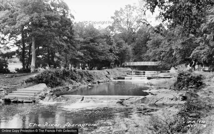 Photo of Aberaeron, The River c.1955
