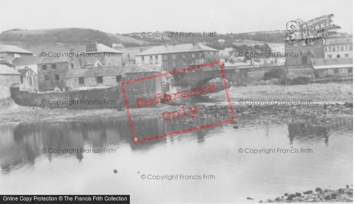 Photo of Aberaeron, View From The Beach c.1955