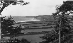 View Of The Bay Towards Aberarth c.1955, Aberaeron