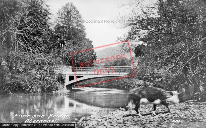 Photo of Aberangell, River And Bridge c.1955