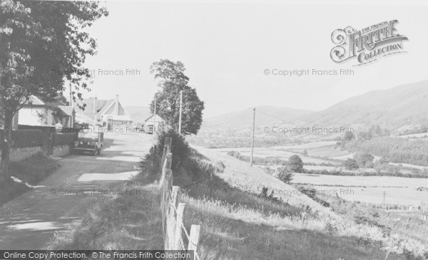 Photo of Aberangell, Village Looking North c.1955