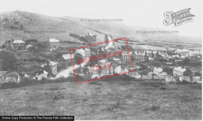 Photo of Aberarth, The Village c.1955
