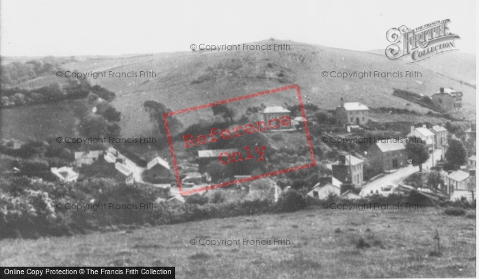 Photo of Aberarth, The Village c.1955