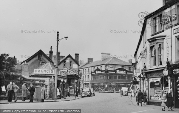 Photo of Aberdare, Commercial Street c.1955
