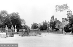Park Entrance And Boys' County School 1937, Aberdare