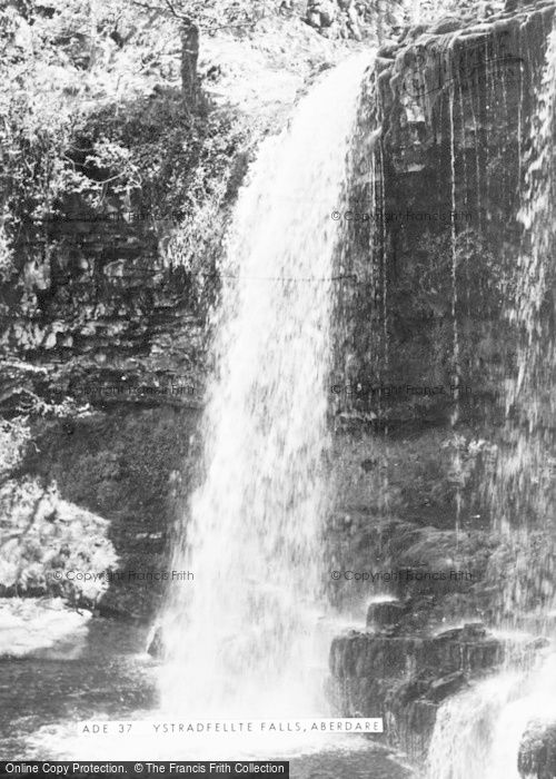 Photo of Aberdare, Ystradfellte Falls c.1955